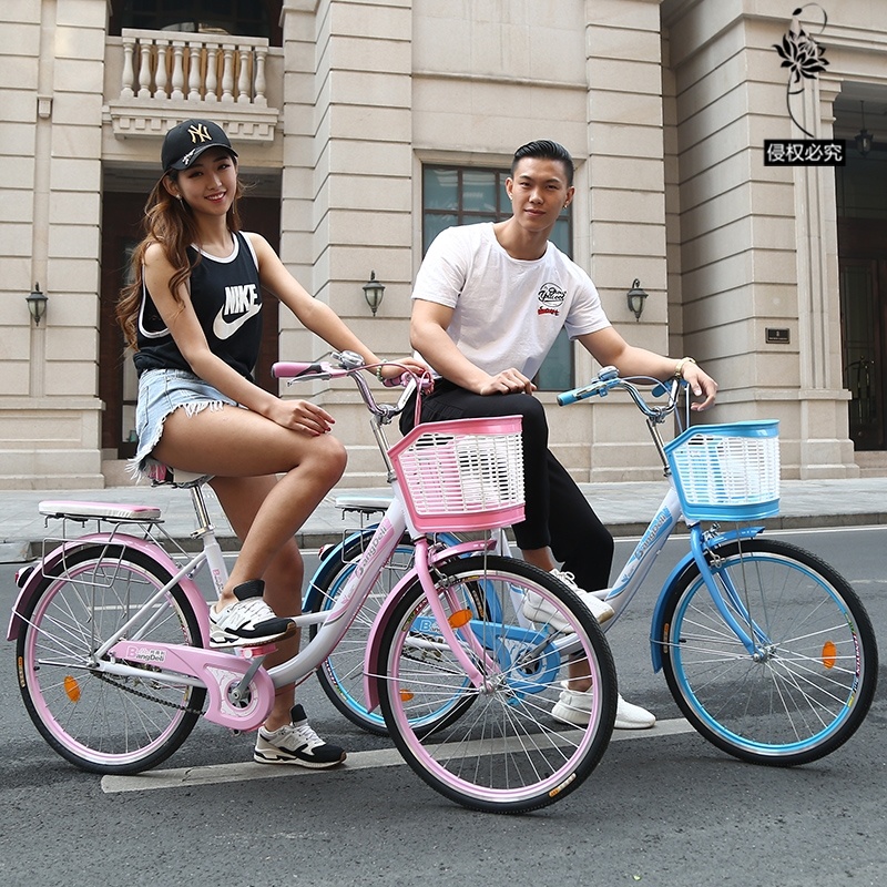 Adult bicycle women lightweight work ultra-light net red portable 24-inch travel student lady princess lady bicycle