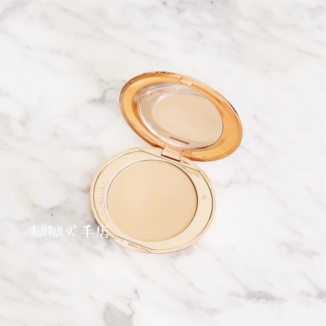 Gooey Charlotte Tilbury CT Setting Powder Foundation Silky Mist Light and Incognito