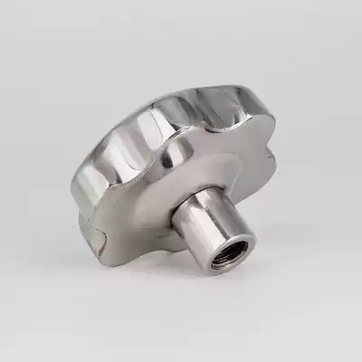 304 stainless steel plum handle nut star handwheel hand screw screw cap star handle knob round nut m12