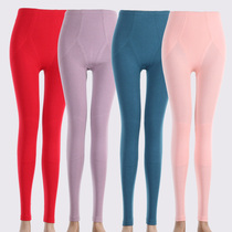 Manifen counter thermal underwear autumn and winter color RAM high waist body ladies warm pants leggings