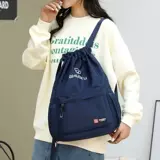 Импортный вместительный и большой мешочек, простой рюкзак, спортивная баскетбольная барсетка для путешествий, Германия, ткань оксфорд, на шнурках