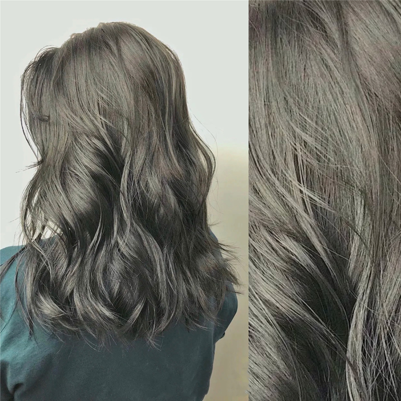 Green Grey Hair Dye Yourself at home Dyeing Foam foam plant Natural pure paste Men and women No Irritating Cards