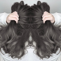 Black tea gray hair dye 2021 popular color dye yourself at home to show white bubble foam plant pure cream female male