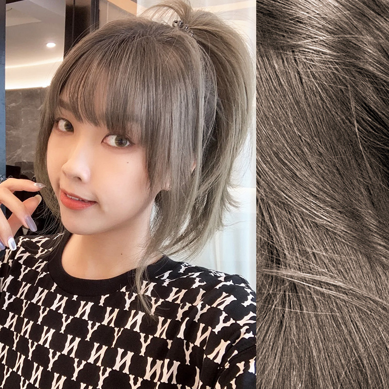 (Foil Sirun) milk tea gray-brown hair dye to whiten oneself at home dyed foam plant pure cream female summer