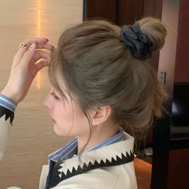 Cold tea colored hair dye at home dyed black tea plaster plaster foam plant natural no stimulation card