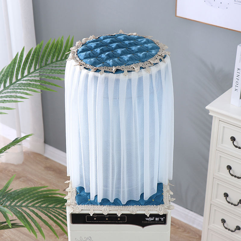 High-grade water dispenser cover fabric lace quilted mineral water pure bucket cover Home office vertical two-piece set