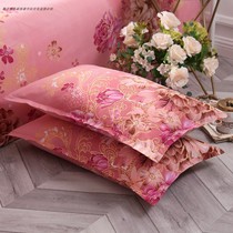 One padded pillowcase wash cotton single cartoon pillowcase pillowcase 48x74cm double Pillow cover