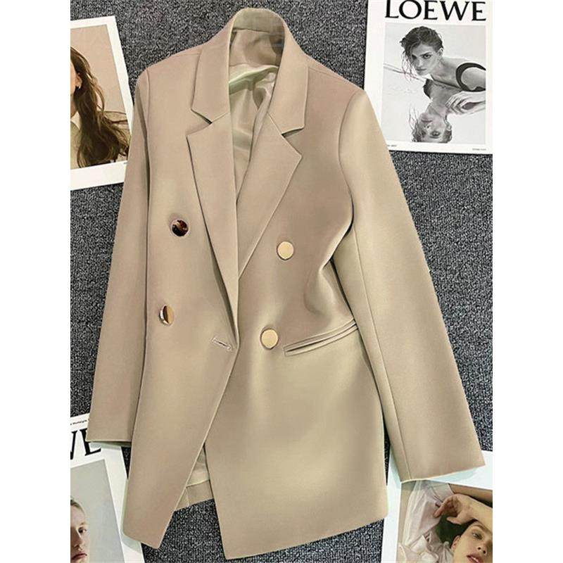 Women in suits and jackets Slim-fitting white jackets High-end temperament Popular suits