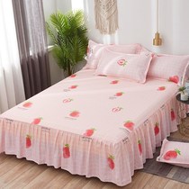 Bed skirt single piece cotton double lace bed cover Simmons protective cover non-slip sheet bed hats Bedspread