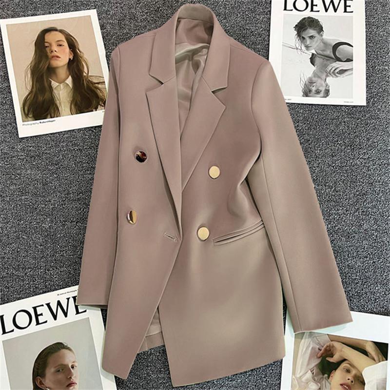 Women in suits and jackets Slim-fitting white jackets High-end temperament Popular suits