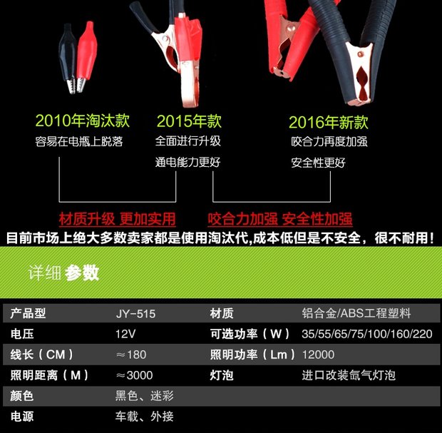 竞 Đèn chiếu sáng ngoài trời 65W Đèn pha săn kiểu mũ bảo hiểm 15CM Đèn xenon chói lóa đèn pha tầm xa 100W đèn pin sạc