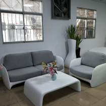 GRP Soft Bag Sofa Pole Minimalist Eurostyle Styling Chair Outdoor Villa Furniture Leisure Combined Tea Table Seat