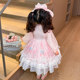 Melody Skirt Girls' Velvet Dress Children's Lolita Princess Skirt Girls' Birthday Autumn and Winter Sweater Gauze Skirt