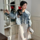 Girls' Denim Jacket and Skirt Two-Piece Set Spring 2026 New Children's Spring Outfit Super Cute Girls' Lace Dress
