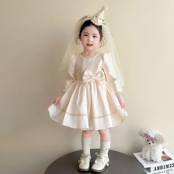 Girls' Dress Spring and Autumn 2026 New Style Baby Girl Dress Princess Dress Children's Unique and Beautiful Dress for Spring and Autumn