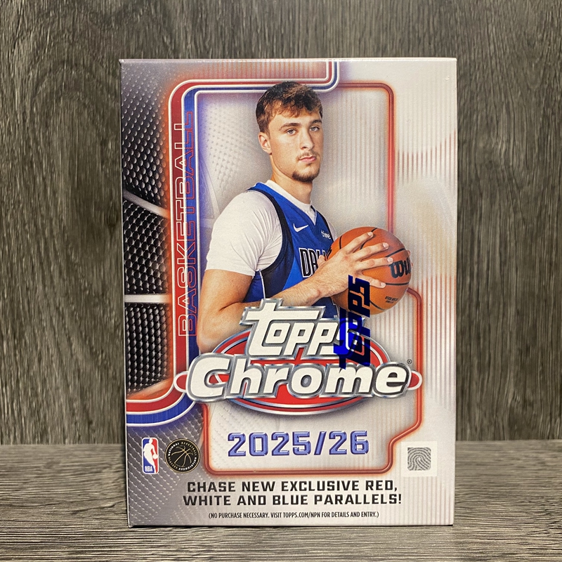 25-26 Topps Chrome Grenade Box Value Nba Basketball Star Card Tc Collectible Card Box