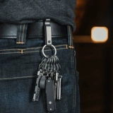 Универсальный дорожный золотой металлический брелок из нержавеющей стали