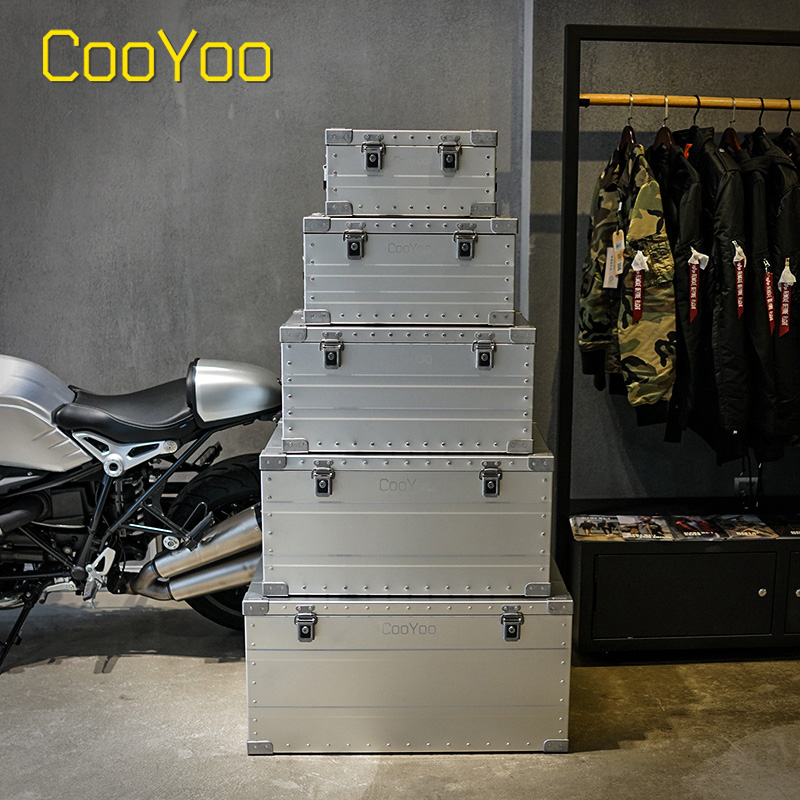 Coyoo cool friend aluminum magnesium alloy light storage box outdoor self driving tour car storage box equipment finishing box