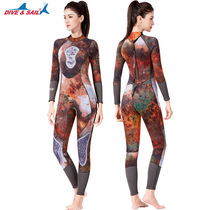 New Tide Professional Hunting Fish Suit 3mm Outdoor Camouflage Camouflage Warm Conjoined Fishing For Fishing Surfing Diving Suit