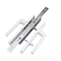 Guangdong KINLONG broken bridge aluminum alloy swing door lock double-sided handle lock Balcony bathroom door lock