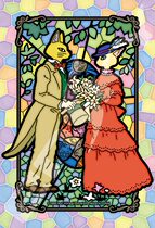 Spot Japan imported Ensky puzzle Hayao Miyazaki sideways to listen to the secret story transparent 126 pieces