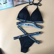 Châu Âu và Mỹ gợi cảm treo cổ dây đeo bộ đồ bơi bikini đồ lót mỏng tập hợp áo ngực thư áo tắm