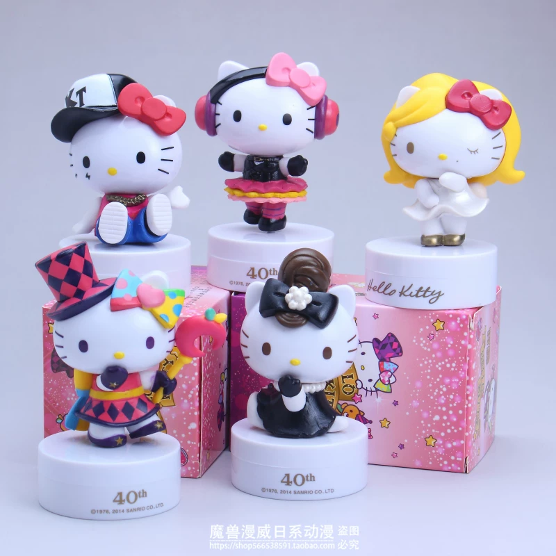 Привет,Kitty, Hello Kitty, памятный переменный ящик хранения, минифигура, кукла, 40