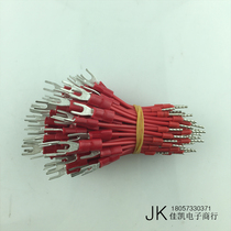 Wire harness processing SV1 25-4 series cold pre-insulated terminal wire fork-shaped U Y-shaped nose ear cable