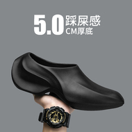 Giày đi mưa cho nam, giày chống trượt nhà bếp thoáng khí mùa hè thời trang, giày nước đầu bếp, giày cao su bảo hộ lao động, ủng đi mưa, giày chống nước cho nam giày bếp nữ