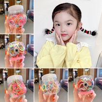 Children tie hair rubber band does not hurt hair elasticity good Hairband baby head rope female headwear cute girl rubber band Small