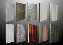 (Wall resin board) resin texture board lobby wall elevator Hall resin board hotel furniture decoration board factory