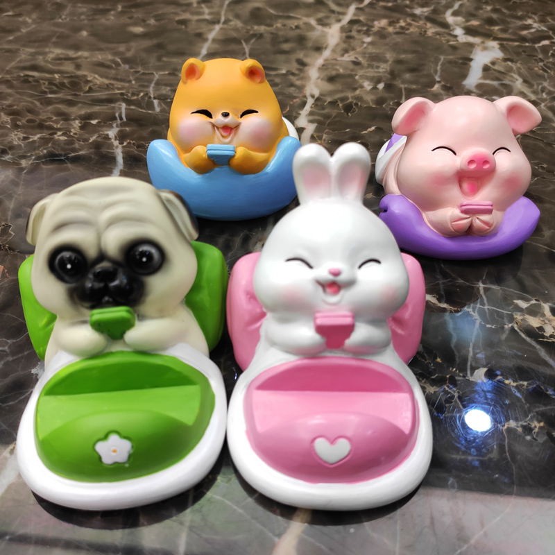 Cartoon Japanese Rabbit Creative Ornament Pug Living Room Office Desktop Decoration Shiba Inu Birthday Gifts