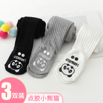 Baby pantyhose spring and autumn children cotton big pp children dispensing non-slip socks men and women baby leggings socks