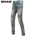 SHAD Xia De Quần Xe Cưỡi Quần Jeans Chống Rơi Xe Cưỡi Quần Moji Knight Quần Bốn Mùa Nam và Nữ - Xe máy Rider thiết bị đai bảo vệ khớp gối Xe máy Rider thiết bị