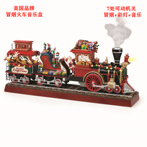 American Mr Christmas train Resin Music box Music box Girl Girlfriend Childrens Birthday gift