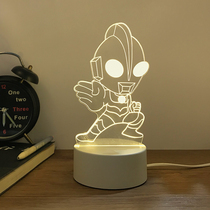 Ottman Small Night Light Bedroom Sleep Light Interlude Cartoon Atmosphere Table Lamp Bedlights Children Dormitory Good Things Creativity
