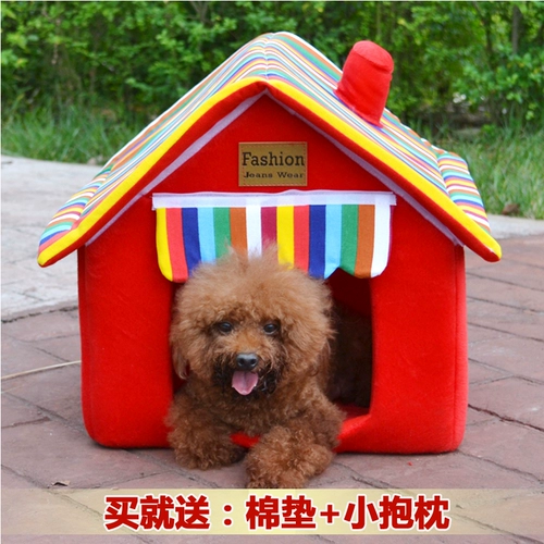 Петутное гнездо собака поставляет снос и стирание четыре сезона универсальная плюшевая сделка маленькая собачья домика кошачья кошка гнездо собака гнездо