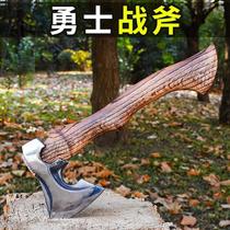 Russian tomahawk camping ax outdoor ax to chop trees and chop firewood household chop cattle and sheep bones self-defense ax warrior tomahawk