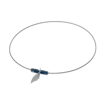 Phiten flagship store gold selection silver wing titanium pendant fashion wire necklace Hanyu fashion choker necklace