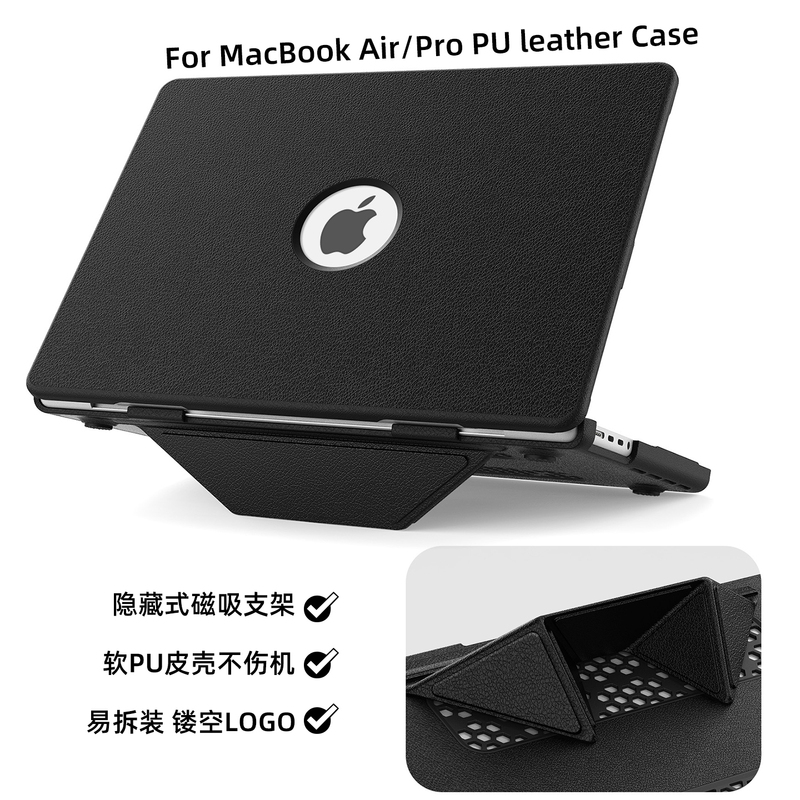 Suitable for Apple Notebook MacBook M4 16inch Protective Case Mac Computer Case Stand 14inch Air15.3 Inch 13.6 Inch 2024 Model M3 A3114 A2179 M2 A2289