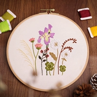 Цветочная бумага (материалы включают мастер-класс по вышивке имитацией бамбука)