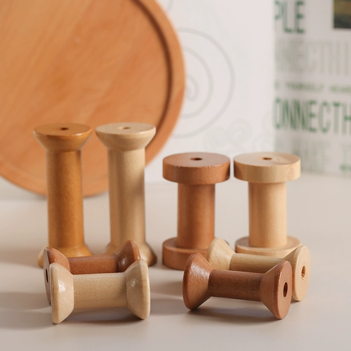 Деревянная катушка для ниток, хранилище ниток, ткань «сделай сам», аксессуары ручной работы, деревянная катушка для ниток в стиле Закка/катушка для намотки ниток, колесо для намотки ниток