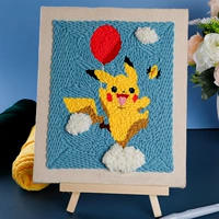 Деревянный воздушный шар Пикачу, включая иглу штампов】+【Дайте деревянный кронштейн】