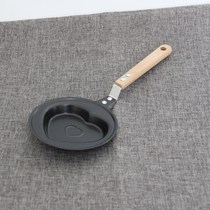 Day Style Long Handle Heart-shaped Omelets Gas With Iron Cute Breakfast Loving Fried Egg Pan Children Heart-shaped Mini Pan