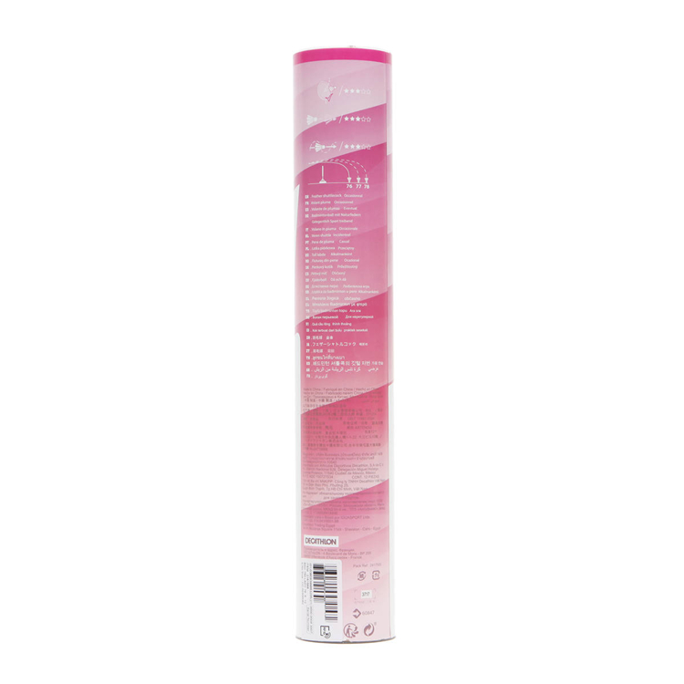 Decathlon ARTENGO BSC750 nữ 12 cầu lông lông vịt màu hồng túi đựng vợt cầu lông 2 ngăn