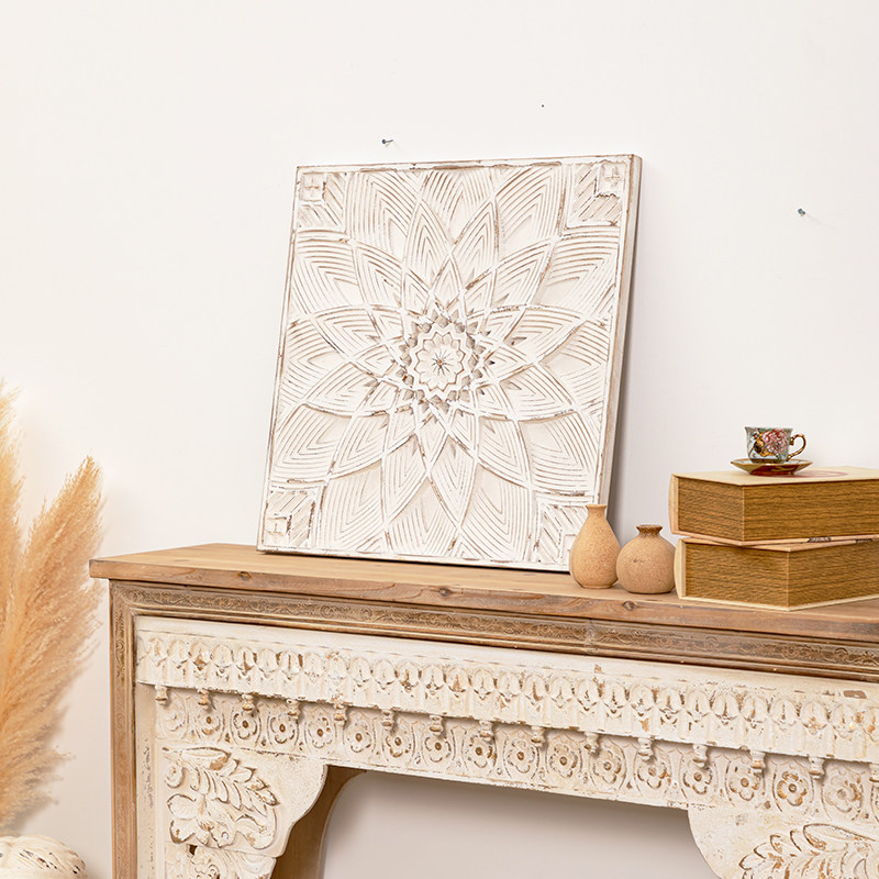 American Country Solid Wood Sculpture Walls Hanging Wall Accommodation Home Retro-made old creative porch wall hanging