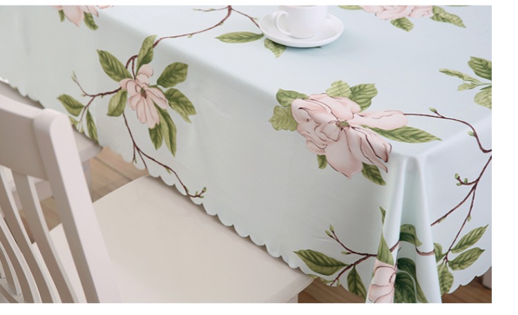 Bàn cà phê vải vải cotton cùi nhỏ tươi không thấm nước chống vảy cách nhiệt dùng một lần hình chữ nhật lưới châu Âu đỏ in - Khăn trải bàn khăn trải bàn