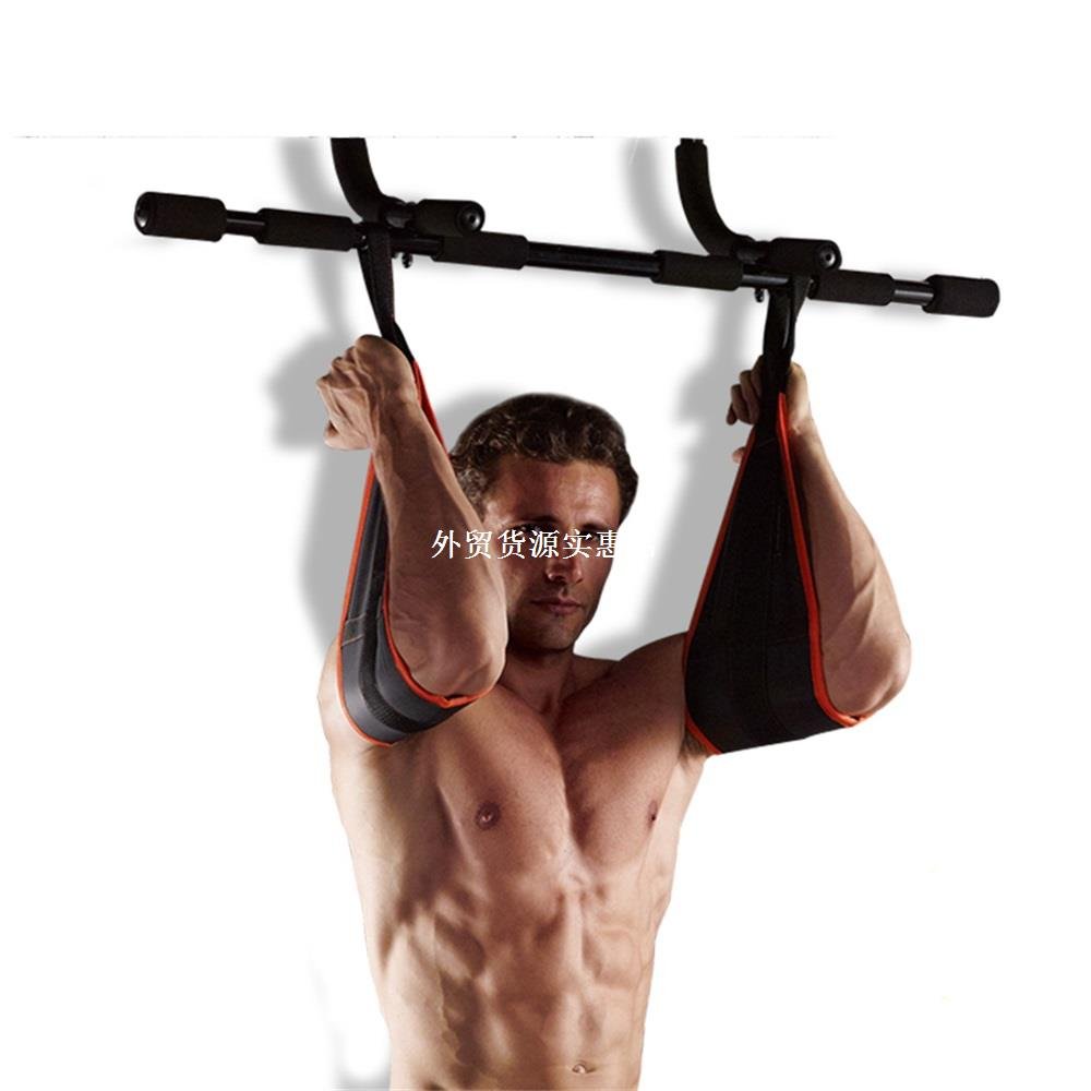 Pull up Bar AB Slings Straps Sports Fitness Equipment Hangin ()