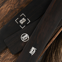 Chinese style inlaid 99 silver ebony bookmark ancient style custom lettering classical tassel creative birthday gift