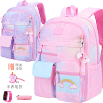 New School Bag Elementary School Kids Girls One To Three To Six Grade Princess Girls Light Childrens Spine Waterproof Double Shoulder Bag